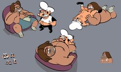 2boys 5_o'clock_shadow anilingus balls black_hair body_hair brown_hair bulge bulge_through_clothing buttmunch cancan_draws cartoon_network chad_(clarence) chef_hat chest_hair chubby_male clarence clothed clothed_sex clothes_removed clothing crossover dark-skinned_male dark_skin duo eating_ass erect_nipples erect_while_rimmed erection erection_under_clothes facial_hair gay hair half-closed_eyes hat inviting_to_sex male male/male male_only medium_hair mustache nipples nude one_eye_closed oral_sex pants penis penis_size_difference peppino_spaghetti pizza_tower pleasure_face retracted_foreskin rimjob rimming shoes_only short_hair socks socks_and_shoes socks_only sucking_balls tongue_fucking topless underwear unzipped_pants warner_brothers yaoi zipper zipper_down