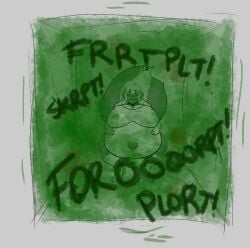2021 alternate_version_at_source anthro bathroom belly belly_overhang big_belly big_breasts big_tail bloated bottomless bottomless_female breasts clothed clothing cracked_wall digital_drawing_(artwork) digital_media_(artwork) dutch_oven ears_down excessive_farts eyes_closed fart fart_cloud fart_fetish feet female fluffy fluffy_tail frown fur gloves_(marking) green_fart_cloud grey_background greyscale hair hand_on_belly hand_on_own_belly heart_(marking) huge_belly hyper hyper_fart implied_scat inside jessica_(coaster14) leg_markings mammal markings mephitid monochrome navel nipple_outline obese obese_anthro obese_female olslappo onomatopoeia overweight overweight_anthro overweight_female pivoted_ears pooping sad shirt shirt_only simple_background sitting sitting_on_toilet skunk socks_(marking) solo sound_effects spot_color spread_legs spreading tail text thick_thighs toilet toilet_paper toilet_use topwear topwear_only wide_hips