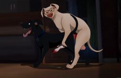 absurd_res anal anal_penetration animal_genitalia animal_penis balls bodily_fluids canid canine canine_genitalia canine_penis canis collar dc_comics digital_media_(artwork) domestic_dog duo erection eyewear feet feral feral_on_feral feral_penetrated feral_penetrating feral_penetrating_feral from_behind_position fur genital_fluids genitals glasses hi_res holidaypup intraspecies knot knotted_penis krypto leaking_precum looking_pleasured male male/male male_penetrated male_penetrating male_penetrating_male mammal open_mouth paws penetration penile penile_penetration penis precum precum_string saggy_balls saliva saliva_string sex smile tail teeth toes tongue tongue_out wearing_glasses white_body white_fur