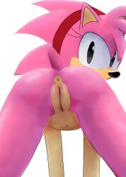 1girls aerosin amy_rose anthro anus ass classic_amy_rose female female_only looking_at_viewer mobian_(species) navel nude presenting pussy sega solo sonic_(series) sonic_the_hedgehog_(series)