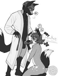 animal_genitalia animal_penis anthro balls bathrobe bathrobe_only bathroom bathroom_sex bathroom_sink blush breasts butt canine_genitalia canine_penis clothed clothing dalipuff daughter_(lore) digital_media_(artwork) duo eyewear father_(lore) father_and_child_(lore) father_and_daughter_(lore) female fiora_farren_(silverfox442) freckles genitals glasses greyscale hi_res incest_(lore) kneeling kneeling_oral_position male matt_(silverfox442) monochrome nipples nude nude_anthro nude_female onomatopoeia oral parent_(lore) parent_and_child_(lore) parent_and_daughter_(lore) partially_clothed partially_clothed_anthro penis robe sound_effects text