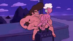 2boys 4_arms anal_penetration anal_sex animated arched_back arm_hair armpit_hair balls beach big_balls big_penis blush body_hair brown_hair cancan_draws cartoon_network chest_hair duo ear_piercing erect_nipples erection gay gay_anal gay_sex gem_(species) gem_fusion grin lars_barriga leg_hair long_hair male male/male male_focus male_nipples male_only male_penetrated male_penetrating male_pubic_hair multi_arm multi_limb muscular_male naked_footwear night nipples no_sound nude nude_male off_colors_(steven_universe) pink_hair pink_skin precum pubic_hair pubic_tuft riding_penis sandals self_fuck sitting sitting_on_penis size_difference skinny skinny_male smile socks spread_legs steg_(steven_universe) steven_universe tagme veiny_penis video white_hair yaoi