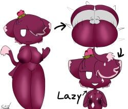 after_sex balls breasts cat_ears cat_girl cat_tail cum female flower_in_hair fuck hair holding_breasts mating_press mochimochz nipples sex simple_background simple_eyes smile sprunki sprunki_oc white_background