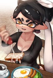 +_+ 1girls after_handjob after_sex bangs big_breasts blush breakfast breasts callie_(splatoon) censored censored_penis cleavage coffee cum cum_eating cum_on_food cumshot cute eating_cum female female_focus gokkun handjob hi_res high_resolution highres hizake inkling kashu_(hizake) large_breasts light-skinned_female light_skin long_hair looking_at_penis milking_handjob mole mole_under_eye mosaic_censoring multicolored_hair nintendo no_eyewear open_mouth open_smile penis_milking pointy_ears pseudo_hair shiny_hair sitting smooth_skin splatoon splatoon_2 symbol-shaped_pupils tentacle_hair tongue two_tone_hair upper_teeth very_long_hair viewed_from_above wide_eyed yellow_eyes