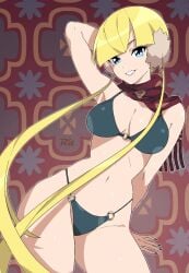 1girls 2d 2d_(artwork) 2d_artwork almost_naked almost_nude arm_behind_back arm_behind_head armpit armpit_crease armpit_peek armpits background bare_armpits bare_arms bare_belly bare_chest bare_hands bare_hips bare_legs bare_midriff bare_navel bare_shoulders bare_skin bare_thighs belly belly_button big_boobs big_breasts bikini bikini_bottom bikini_only bikini_top black_bikini black_bikini_bottom black_bikini_top black_swimsuit black_swimwear blonde blonde-haired_female blonde_eyebrows blonde_female blonde_hair blonde_hair_female blue-eyed_female blue_eyes blunt_bangs breasts busty busty_female busty_girl cleavage collarbone curvaceous curvaceous_body curvaceous_female curvaceous_figure curvaceous_hips curvy curvy_body curvy_female curvy_figure curvy_hips digital digital_art digital_drawing digital_drawing_(artwork) digital_media digital_media_(artwork) drawing elbows elesa_(pokemon) exposed exposed_armpits exposed_arms exposed_belly exposed_chest exposed_hips exposed_legs exposed_midriff exposed_navel exposed_shoulders exposed_skin exposed_thighs eye-level_view female female_focus female_only from_front front_view geometric_background glistening_boobs glistening_breasts glistening_hair glistening_legs glistening_skin glistening_thighs glossy_breasts glossy_hair groin hairless_armpits halterneck hand_behind_back hand_behind_head head_tilt hip_dips hourglass_figure inguinal_crease inguinal_ligament knees_out_of_frame large_boobs large_breasts lean_figure long_hair looking_at_viewer midriff mostly_nude naked naked_female naked_woman narrow_waist navel nearly_nude nude nude_female nudity parted_lips pattern_background pokemon portrait posing posing_for_the_viewer posing_naked posing_nude practically_nude presenting_armpit r3dfive red_scarf scarf shaved_armpits shiny_breasts shiny_hair shiny_legs shiny_skin shiny_thighs shoulders slender_body slender_waist slim_female slim_waist smile smiley_face smiling smiling_at_viewer solo standing string_bikini swimsuit swimwear thick_thighs thighs tilted_head top_view upper_body very_long_hair very_long_hair_female voluptuous voluptuous_body voluptuous_female voluptuous_figure voluptuous_woman wide_hips yellow-haired_female yellow_eyebrows yellow_hair