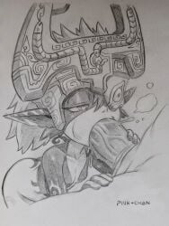 1boy 1girls artist_name big_penis blowjob bluesky_link breath_cloud fused_shadow hand_on_leg hand_on_penis heart-shaped_pupils imp_midna long_ears midna pencil_(artwork) pink-chan pointy_ears sketch solo_focus the_legend_of_zelda twilight_princess veiny_penis watermark webp_at_source