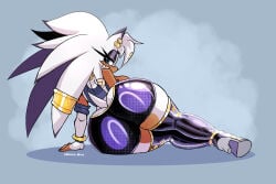 alternate_version_available anthro anubis armband ass ass_cleavage ass_crack big_ass big_breasts big_butt big_thighs blue_eyes booty_shorts bubble_ass bubble_butt butt_crack butt_focus celestia_anubis commission curvaceous curvy_figure divine divine_slut echidna furry furry_female gold_jewelry gold_trim high_heel_boots high_heels jewelry looking_at_viewer mafygames massive_ass oc original shiny_clothes short_shorts shorts sideboob skin_tight sonic sonic_(series) sonic_the_hedgehog_(comics) sonic_the_hedgehog_(series) suggestive_look suggestive_pose tail thigh_boots thigh_highs thighhighs thighs white_fur wide_hips