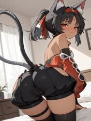 ai_generated ass cameltoe clothing nekomiya_mana pussy zenless_zone_zero