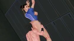 chun-li chun-li_(street_fighter_6) crossover naruto_(series) sasuke_uchiha street_fighter street_fighter_6 uchiha_sasuke