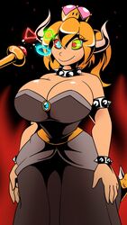 bowsette breasts copy howlingmadfoxhatter hypnosis kaa_eyes mario_(series) mind_control new_super_mario_bros._u_deluxe