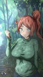 big_breasts female_only green_eyes lips long_hair no_sunglasses pokemon pokemon_ss sonia_(pokemon)