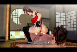 3d chobixpho female kaihime king_of_fighters mai_shiranui sengoku_musou snk