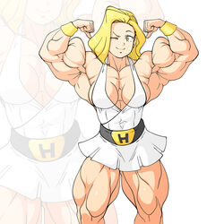 abs biceps devmgf extreme_muscles huge_muscles hyper_muscles large_breasts muscles muscular muscular_female original thick_thighs