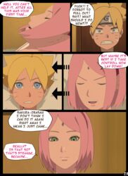 1boy 1girls age_difference boruto:_naruto_next_generations comic english_text mature_female milf naruto naruto_(series) nyxworks older_female page_25 sakura_haruno sex uzumaki_boruto younger_male