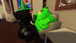 2boys 3d alien anal animated anthro avewagetrashuwu balls big_penis crossover deltarune elephant_greenscreen_effect furry gnarpian gnarpy_(regretevator) male/male ralsei regretevator roblox roblox_game robloxian sex sound source_request tagme video