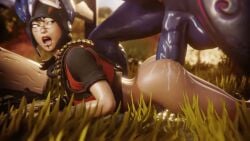 1boy 1girls 2026 3d alternate_angle alternate_version alternate_view ambiguous_penetration animated big_penis black_hair bottomless clothed clothed_female_nude_male clothed_sex clothing cube_monster_(fortnite) cube_monster_brute_(fortnite) cum cum_on_ass facepaint female fortnite from_behind grabbing_head head_grab headhunter_(fortnite)_(model) humanoid interspecies jtopau light-skinned_female light_skin looking_at_another looking_back loop monster monster_boy monster_cock monster_on_female monsterfucker no_sound non-human nude nude_male open_mouth partially_clothed renegade_rebel sex sex_from_behind size_difference stomach_bulge teratophilia thick_thighs thighs video_games