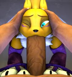 1sec_video 3d animated big_penis blowjob digimon face_fucking furry no_sound renamon sfm source_filmmaker straight sucking tagme video