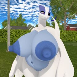 big_ass big_breasts breasts bubble_butt female ferialexonar huge_ass huge_breasts lugia pokemon pokemon_(species) pokemon_only thick_thighs wide_hips