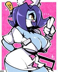 1girls cosplay darkstalkers hsien_ko kunoichi legendofnerd lei-lei lei_lei ninja nurse_cap nurse_uniform skullgirls solo thick_thighs thighs valentine_(skullgirls) valentine_(skullgirls)_(cosplay) vampire_(game) wide_hips