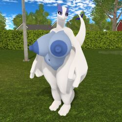 big_ass big_breasts breasts bubble_butt female ferialexonar huge_ass huge_breasts lugia pokemon pokemon_(species) pokemon_only thick_thighs wide_hips