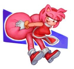 accessory amy_rose anthro ass ass_built_separately ass_expansion big_ass big_butt boots bracelet bubble_butt butt_expansion butt_grab clothed clothing decisivetang_(artist) dress eulipotyphlan expansion female footwear fur gloves green_eyes hair_accessory hairband hand_on_butt handwear hedgehog hi_res huge_ass huge_butt hyper hyper_ass hyper_butt intangibletang jewelry looking_back mammal no_underwear pink_body pink_fur sega small_but_cheeky sonic_(series) sonic_the_hedgehog_(series)