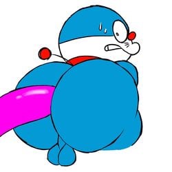 1:1 anal anal_masturbation anal_penetration animated anthro ass balls big_ass big_butt bodily_fluids bouncing_ass bouncing_balls bouncing_butt butt collar dildo domestic_cat doraemon doraemon_(character) duo felid feline felis femboy femboy_penetrated filthyopossum fur genitals hi_res huge_ass huge_butt looking_back machine male male_penetrated mammal masturbation mp4 nude open_mouth penetration sex_toy short_playtime simple_background solo sound sweat teeth tongue video white_background