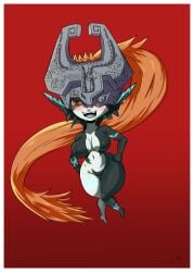 1girls areolae barefoot big_breasts bigduck blush breasts completely_nude completely_nude_female female female_only full_body hands_on_hips imp imp_midna midna naked naked_female nipples nude nude_female open_mouth open_smile pussy shortstack smile solo solo_female the_legend_of_zelda twilight_princess