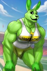 2024 2d 2d_(artwork) 2d_artwork animal_humanoid anthro anthro_on_anthro anthro_only bara_tiddies bara_tits big_chest big_pecs bunny cafeaubandage critters_(poppy_playtime) domestic_rabbit furry_only gigantic_chest gigantic_pecs green_body green_fur green_skin hoppy_hopscotch hoppy_hopscotch_(poppy_playtime) huge_chest huge_pecs humanoid large_pectorals male male_only man_boobs man_breasts massive_chest massive_pecs mob_entertainment moobs muscular muscular_male no_humans poppy_playtime poppy_playtime_(chapter_3) rabbit rule_63 sex smiling_critters solo stadium_background tagme