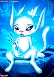 1boy anthro balls bbmbbf blush cum cumshot fur34 male male_only masturbation open_mouth ori ori_(series) palcomix penis solo tongue toon.wtf