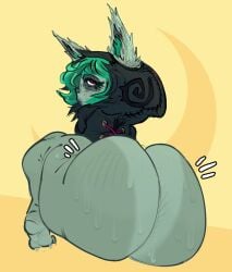 ass bunny_ears bunny_girl egstym female huge_ass lagomorph league_of_legends monster_girl rabbit_ears rabbit_girl shortstack vex_(league_of_legends) yordle