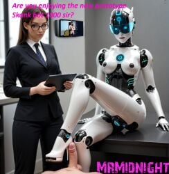 ai_generated android cybernetics foot_fetish footjob machine metallic_body robot scifi sexbot shoejob