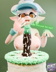 1girls 3d 3d_(artwork) 3d_model 3d_render artist_request big_breasts birthday birthday_cake blender cake cap cum_in_mouth cum_on_penis gunz_art huge_breasts huge_cock marie_(splatoon) marie_(wo262) octoling octoling_girl self_upload splatoon splatoon_(series) splatoon_2 splatoon_3 sportswear surprised sweat tasting_cum text white_hair yellow_eyes