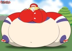 big_belly big_breasts fat_fetish inflated_belly inflation inflation_fetish mega_man mega_man_legends roll_caskett sxdeluxe tagme thighs