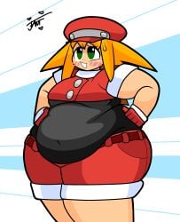 artist_request big_belly breasts deviantart fat mega_man mega_man_legends roll_caskett tagme thatsamistake weight_gain