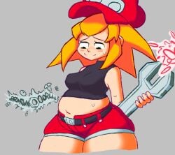 artist_name artist_request big_belly breasts deviantart fat mega_man mega_man_legends roll_caskett tagme weight_gain