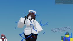 1girls 3d 3d_(artwork) areolae arrymix ass breasts english_text halo microphone nipples nude_female reference_image request roblox roblox_game robloxian rule_34_comment self_upload singer_(the_battle_bricks) standing tagme the_battle_bricks thighhighs thighs