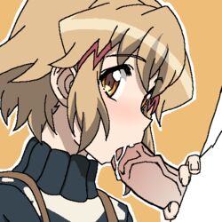 a-san_(nijie24080) blowjob female senki_zesshou_symphogear tachibana_hibiki_(symphogear)