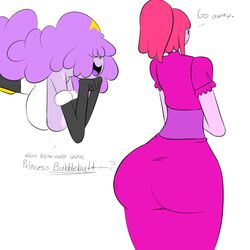 adventure_time big_ass big_breasts bubble_butt cartoon_network denizen1414 lumpy_space_princess princess_bubblegum tagme