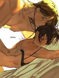 eren jaeger from attack on titan by amdyng
