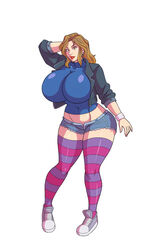 1girls arabatos breasts busty clothing female female_only fer_(ventzx) hips hyper_breasts legs original original_character thick thick_legs thick_thighs thighs ventzcomics ventzx voluptuous wide_hips