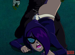 1boy 1girls ambiguous_penetration ass bespectacled camp_scare faceless_male female hanna-barbera hoodie human human_female male/female mrclearedits outdoor outdoor_sex outdoors panties panties_aside partially_clothed purple_hair rape scooby-doo scooby-doo!_camp_scare sex straight taken_from_behind teenager trudy trudy_(camp_scare) white_panties