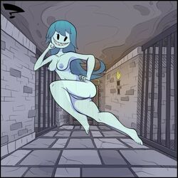 1girls ass breasts completely_nude completely_nude_female female female_only full_body ghost ghost_girl incognatic mob_face naked naked_female nude nude_female pussy solo solo_female spooky's_house_of_jump_scares spooky_(shojs)