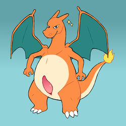 1:1 2021 anthro charizard claws digital_media_(artwork) dragon erection feral fire fur genitals hi_res ijpalette-color male male_only membrane_(anatomy) membranous_wings nintendo penis pokémon_(species) pokemon pokemon_(species) scalie simple_background solo unknown_artist video_games wings