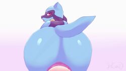 anal anal_sex animated anthro anus duo genitals herrmoki hi_res human looking_at_viewer male male/male male_only male_penetrated male_penetrating male_penetrating_male mammal nintendo penetration penis pokémon_(species) pokemon riolu tongue tongue_out video_games