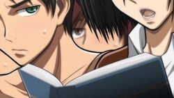 2boys 2girls animated asian asian_female asmr attack_on_titan black_eyes black_hair blowjob blowjob_face censored censored_penis clothed clothed_female clothed_male eren_jaeger eyelashes fellatio female first_time fringe green_eyes grey_eyes heavy_breathing jean_kirstein jeankasa large_penis light-skinned_female light_skin lost_rarities male male/female medium_breasts medium_hair mikasa_ackerman moaning mosaic_censoring multiple_boys multiple_girls netorare open_mouth oral oral_sex pale-skinned_female pale_skin penis penis_in_mouth petite public sasha_braus seductive_eyes seductive_mouth shingeki_no_kyojin shocked shocked_expression shorter_than_30_seconds slim sound straight submissive_female takapiko video voice_acted watching