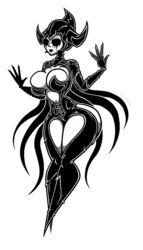 1girls 4_fingers alien alien_girl big_ass big_breasts big_butt black_and_white black_eyes breasts butt clothed clothes clothing female female_only full_body hips hourglass_figure huge_ass huge_butt humanoid large_ass large_breasts large_butt lewdbacon serious_sam solo solo_female tentacle thick thick_thighs thighs video_games wide_hips witch-bride_of_achriman