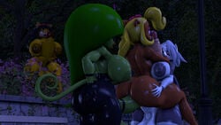 3d 3d_model 4futas anthro balls bandicoot big_balls big_penis black_body blonde_hair breasts coco_bandicoot crash_(series) deadly_six furry futanari green_body green_hair grey_body grey_hair helluva_boss honey_the_cat honey_the_cat_(kabalmystic) hyper hyper_penis kabalmystic loona_(helluva_boss) nipples red_scales sega sex silvana23 sonic_(series) sonic_lost_world sonic_the_hedgehog_(series) vivienne_medrano white_body white_eyes zeena zeena_(kabalmystic) zeti zeti_(species)