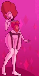 breasts choker female gem_(species) lingerie pussy pyrope_(steven_universe) relatedguy steven_universe steven_universe:_unleash_the_light thick_thighs wide_hips