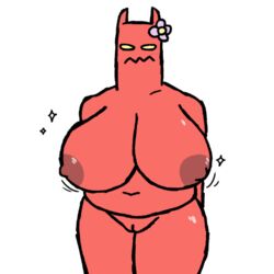 big_breasts breasts demon female glistening glistening_body glistening_skin humanoid male male/female pedro_hornyzone sailewder slightly_chubby thick_thighs zero_pictured