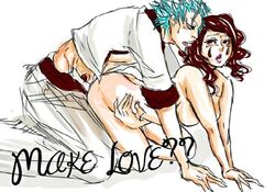 1boy 1girls arrancar bleach cirucci_thunderwitch espada female grimmjow_jaegerjaquez male tagme